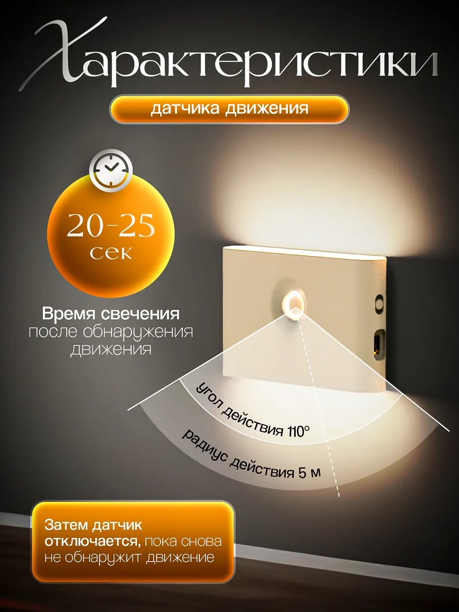 O Clock Kablosuz Hareket Sensörlü Aydınlatma 286341016 Beyaz