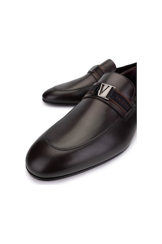 Valentino Valentıno Erkek Hakiki Deri Kahverengi Loafer Ayakkabı 667 20090 Erk Ayk Y23 Brown Kahverengi
