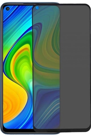 Xiaomi Redmi Note 9 Hayalet Ekran Koruyucu Tam Kaplayan Gizli