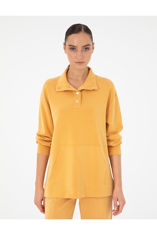 Pierre Cardin Kadın Safran Sweatshirt 50290903-vr043 Safran