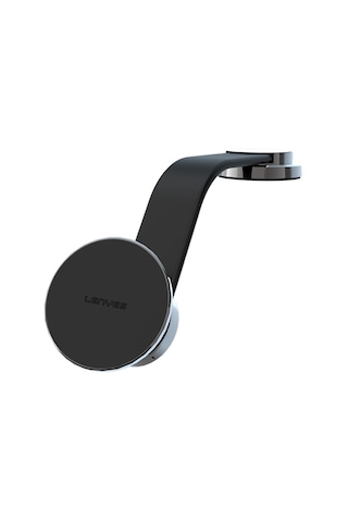 Lenyes Cr171 Magnetik Magsafe Uyumlu Bükülebilen Eğimi Ve Düz Zemin Araç Telefon Tutucu Siyah