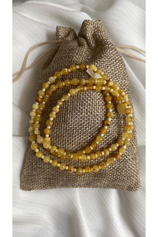 Sertifikalı Yetişkin Damla Kehribar Kolye Çok REnkli