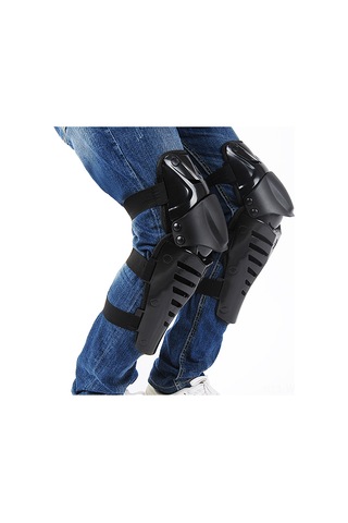 Wezone Motorsiklet Dizlikleri - Pe+eva Malzeme, Hafif Ve Dayanıklı Diz Koruyucu Siyah