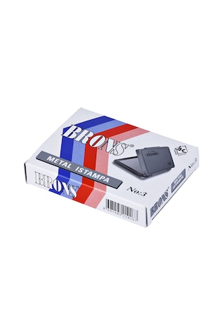 Brons 3 No.metal Istampa Küçük Boy Br-141 N11.13468