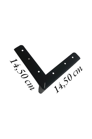 Yaren Home Dizayn Metal Koltuk, Kanepe, Dolap, Berjer, Tv Ünitesi Ayağı 18 Cm Siyah Model4