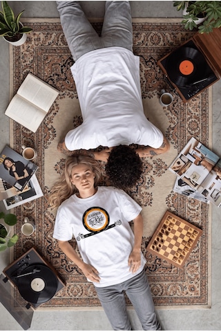 Black Nova Oversize Baskılı Unisex %100 Pamuk T-shirt The Destination Beyaz
