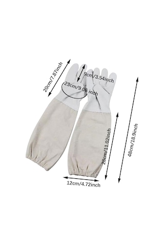 Homyl 2x Arıcılık Eldiveni Çizilmez El Koruyucu L