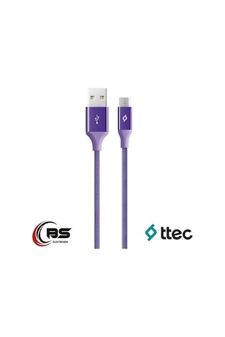 Ttec Micro Usb Şarj Kablosu Hızlı Şarz Destekli 1.2 Metre