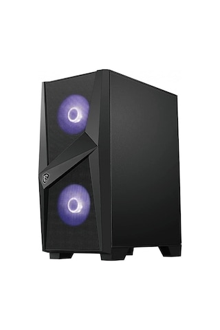 Msi Mag Forge 100M 2x RGB 1x120 MM Fan Temperli Cam Atx Gaming Bilgisayar Kasası