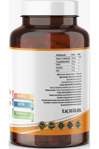 Ncs Ester C Vitamini Kara Mürver 60 Tablets + Hap Kutusu