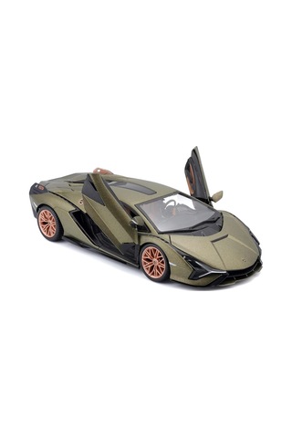 Bburago Lamborghini Sian Fkp 37 1/24 Yeşil Model Araba