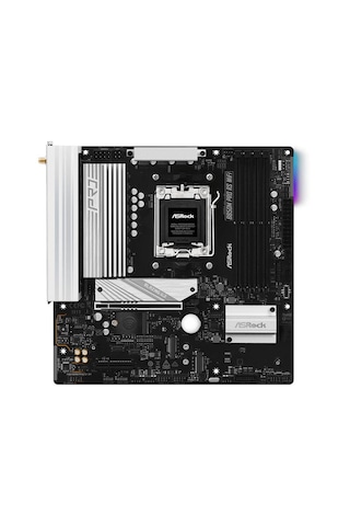 Asrock B850m Pro Rs Wifi Amd B850 Soket Am5 Ddr5 8000mhz Oc M.2 Anakart