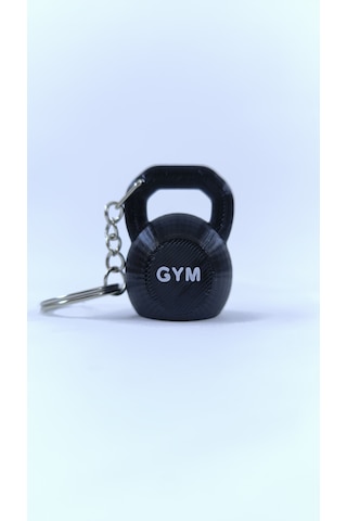 Spor Temalı 20kg Dumbbell, Kettlebell Ve Plaka Anahtarlık Seti