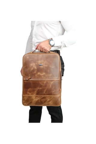 Mft Leather Hakiki Deri Unisex Sırt Çantası - Napoli 4212 Tiguan Taba