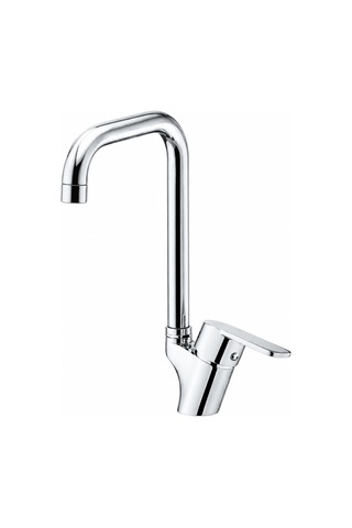 Fildişi City Kısa Köşe Borulu Lavabo Bataryası Krom