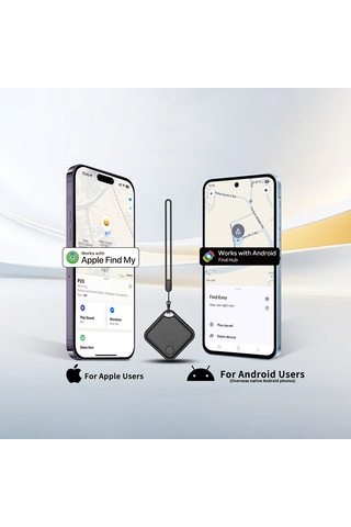 Micflip P27 Apple Uyumlu iOS Ve Android Cihazlar İçin Smart Tag Akıllı Takip Cihazı Siyah