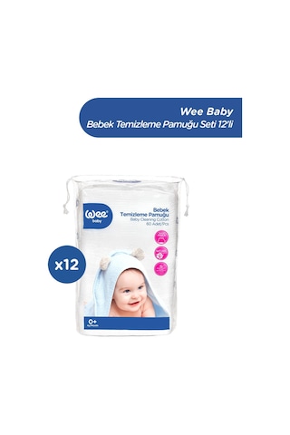 Bebek Temizleme Pamuğu Seti (60x12 720 Adet)