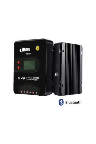 Hegel - İnges 30 Amper Mppt Solar Şarj Kontrol Cihazı Bluetooth 'lu - 12 / 24 Volt Akü Şarj Kesici