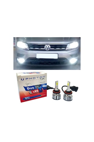 Vw Tiguan Led Xenon Uzun Far Ampulü H7 Duo Yeni Seri Beyaz 2016+