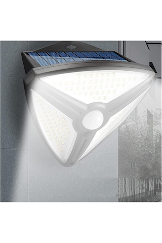 Powermaster Mx-1219b 150 Cob Ledli Sensörlü 3 Modlu Solar Duvar Lambası