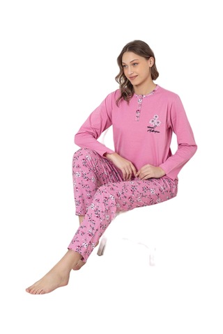 Abbas Erdem Erdem Pijama Takımı Dfn006 PEMBE