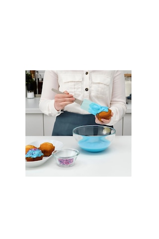 Ikea Bakglad Spatula, Bej-mavi, 26 Cm
