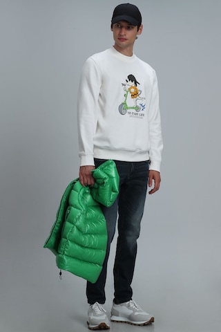 Lufian Igor Erkek Sweatshirt Kırık Beyaz 112030128100510 Kırık Beyaz