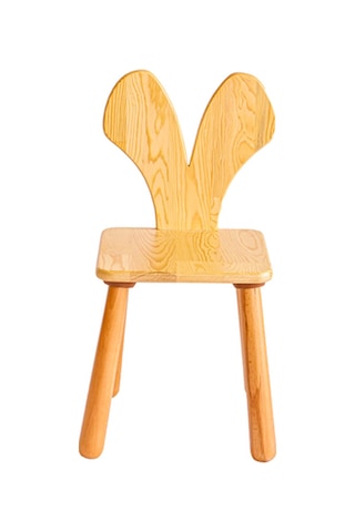 Woodnjoy Wood & Joy Doğal Ahşap Çocuk Sandalye Fare Ahşap