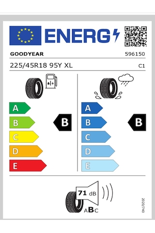 Goodyear 225/45R18 95Y Eagle Sport 2 Uhp Xl Fp Oto Yaz Lastiği 2023