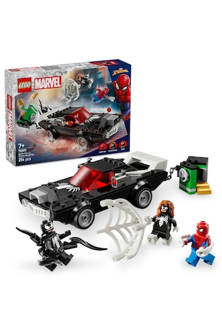 LEGO® Marvel Örümcek Adam, Venom Arabasına Karşı 76309 - 7 Yaş ve Üzeri Çocuklar için Yaratıcı Oyuncak Yapım Seti (254 Parça)