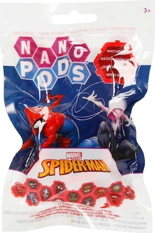 Marvel Spiderman Nano Kapsül Figür Sürpriz Paket