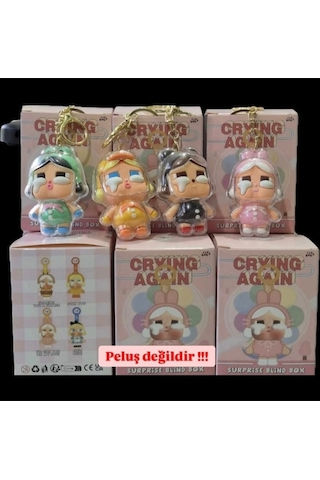 Crybabyplastik Crying Again Series Peluşdeğil -vinyl Face Plush Blind Box - Çanta Charm - Anahtarlık Çok Renkli