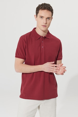 AC&Co / Altınyıldız Classics Altinyildiz Classics Erkek Bordo Slim Fit Dar Kesim Polo Yaka %100 Pamuk Tişört 4A4820200001BRDS Bordo
