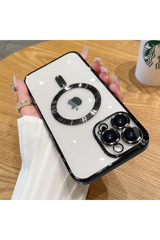 Mmpshop Apple Uyumlu iPhone 13 Kılıf Kamera Korumalı Magsafe Özellikli