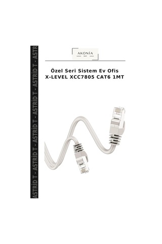 Özel Seri Sistem Ev Ofis X-level Xcc7805 Cat6 1mt
