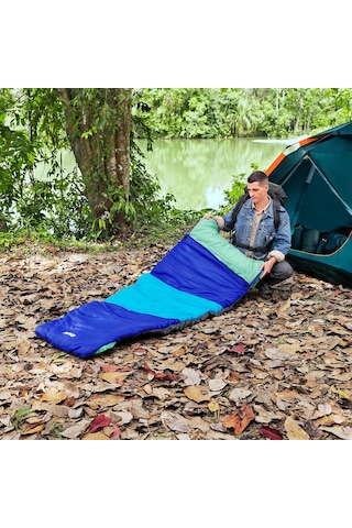 Bestway Wanderlite 2'si 1 Arada Uyku Tulumu Ve Hava Yastığı, 80 X Çok Renkli