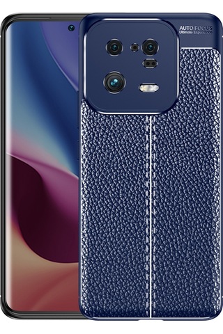 Xiaomi Mi 13 Pro Kılıf Zore Niss Deri Desenli Silikon Kılıf