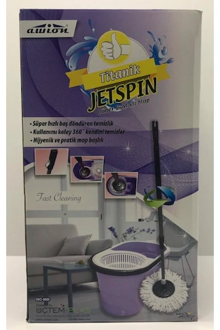 Awion Titanik Jetspin Döner Başlıklı Spin Mop