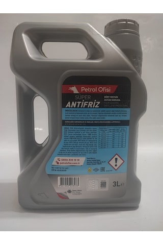 Petrol Ofisi Dört Mevsim Yeşil Süper Antifriz 3 Lt