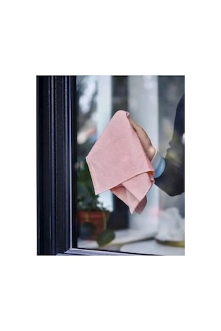 Mikrofiber Cam Bezi 2'li 40x40 Cm Sarı-pembe Diğer
