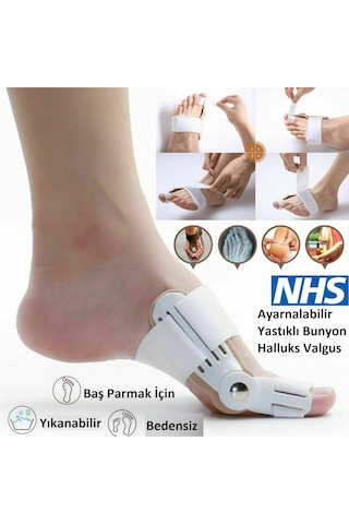 Ayak Başparmak Kemik Düzeltici Halluks Valgus Bunyon Gece Ateli