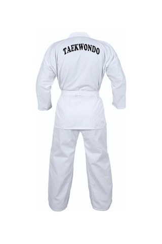 Acemi Beyaz Yaka Taekwondo Elbisesi Tekvando Elbisesi Dobok Beyaz