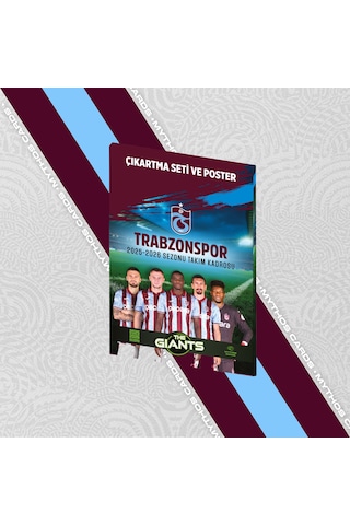 Trabzonspor - The Gıants 2025/26 Poster Ve Çıkartma Seti