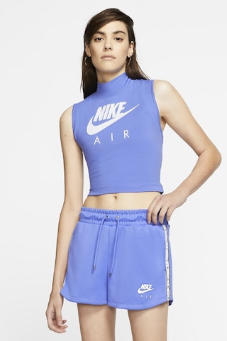 Nike Women's Mock Tank Boğazlı Yaka Mor Atlet Mor