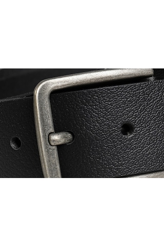 Bad Bear Point Belt Siyah Deri Erkek Kemer - 120 Cm Siyah