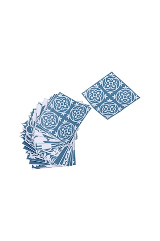 Shineyee 24 Adet Pvc Otomatik Yapışkan Çiçek Desenli Duvar Sticker - Su Ve Yağ Dayanıklı, Mutfak/banyo Dekorasyonu, 15x15cm Diğer