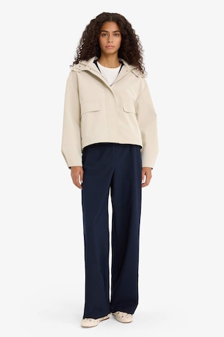 Defacto Regular Fit Kapüşonlu Polar Astarlı Suni Deri Yağmurluk E8573ax25aubg744 Bej