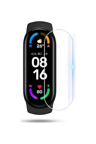 Xiaomi Mi Band 7 Full Ekran Nano Saat Koruyucu Narr Tpu