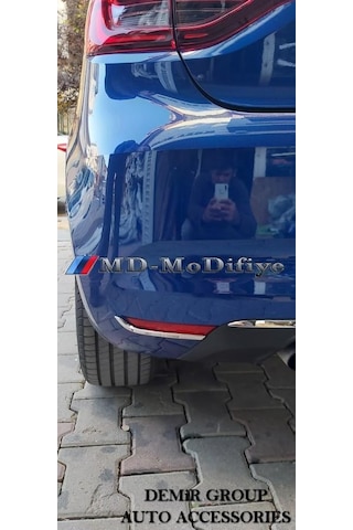 S-Dizayn  Renault Clio 5 Krom Reflektör Çıtası 2 Prç. 2019 ve Üzeri