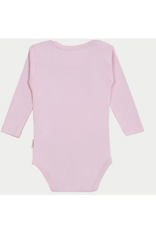 Vitmo 5'li Bebek Uzun Kollu Pamuk Çıtçıtlı Body-pembe Pembe
